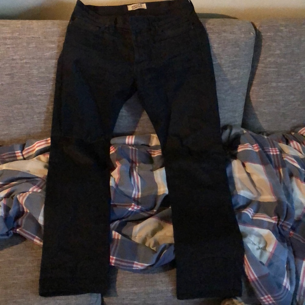 Naked and famous black denim